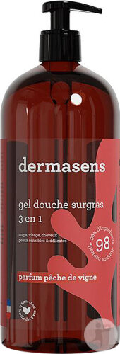 Laboratoire Marque Verte Dermasens Rückfettendes Duschgel 3In1 Weinbergpfirsich 1l