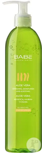 Laboratorios Babé Body Aloe Pure Alle Hauttypen Pumpflasche 395ml