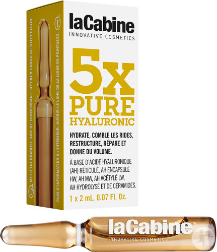 LaCabine 5xPure Hyaluronic Alle Hauttypen Ampulle 1x2ml