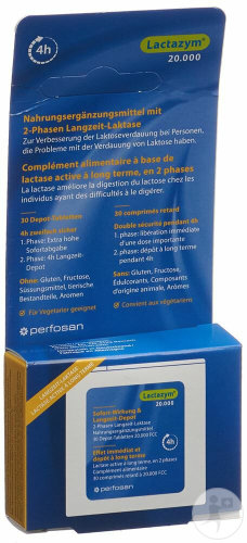 Lactazym 20.000 Langzeit-Depot Tabletten 30 Stück 