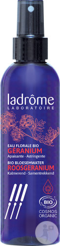 Ladrôme Bio-Blütenwasser Rosengeranien-Wasser Pumpflakon 200ml