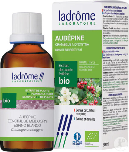 Ladrôme Eingriffeliger Weißdorn Bio-Extrakt Flasche 100ml