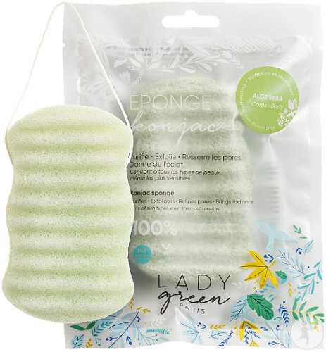 Lady Green Konjac-Schwamm Körper Aloe Vera 1 Stück