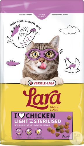 Lara Adult Care Light Sterilised Katzen Mit Huhn 7kg