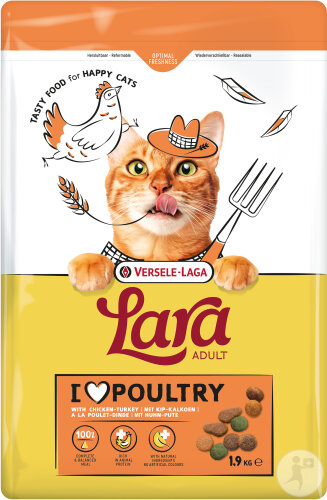 Lara Adult Katzen Mit Huhn Und Truthahn 1,9kg