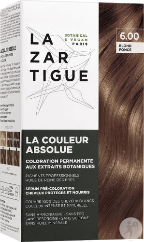 Lazartigue Couleur Absolue Permanente Haarfarbe Mit Botanischen Extrakten 6.00  Dunkelblond 1 Kit