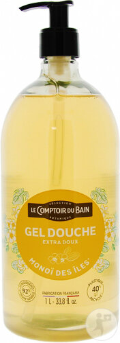Le Comptoir Du Bain Duschgel Extra Mild Monoi Von Den Inseln Pumpflasche 1l