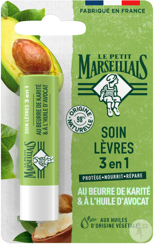 Le Petit Marseillais 3In1 Lippenbehandlung Sheabutter Und Avocadoöl 4,9g