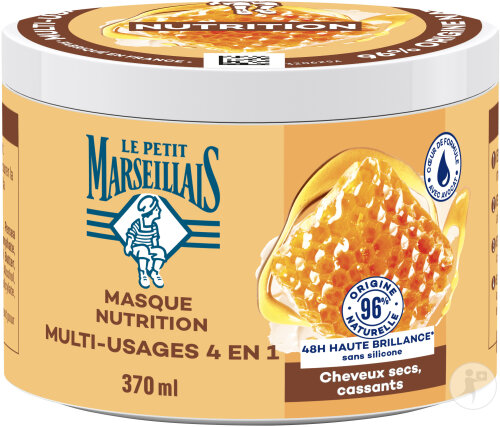 Le Petit Marseillais 4in1 Nutrition Maske Honig De Provence Und Karité Bio Tiegel 370ml