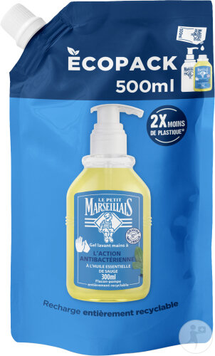 Le Petit Marseillais Antibakterielles Handwaschgel Nachfüllpack 500ml