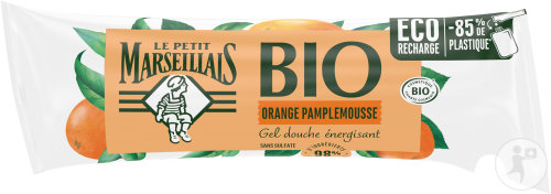 Le Petit Marseillais Energisierendes Duschgel Orange Grapefruit Nachfüllbeutel 250ml