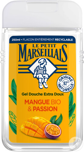 Le Petit Marseillais Duschgel Extra Mild Bio-Mango Und Passionsfrucht Flasche 250ml