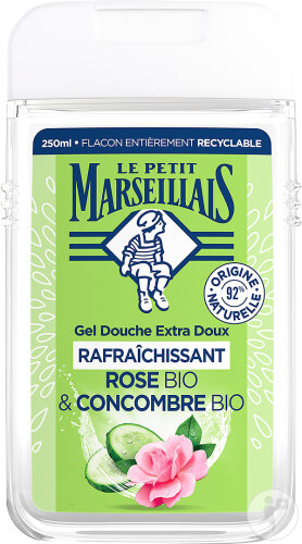 Le Petit Marseillais Duschgel Extra Mild Rose Und Gurke Flasche 250ml