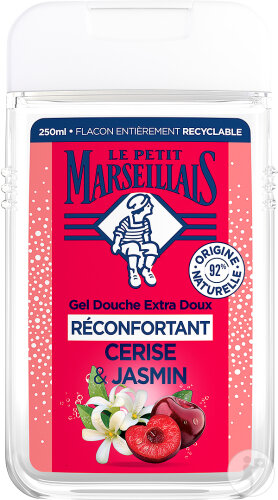 Le Petit Marseillais Duschgel Extra Mild Kirsche Und Jasmin Flasche 250ml