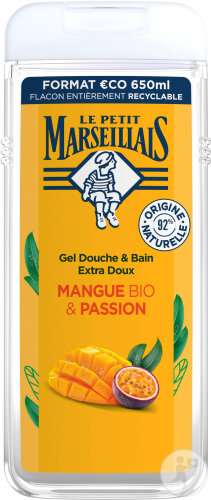 Le Petit Marseillais Duschgel Extra Mild Mango Bio Und Passion 650ml
