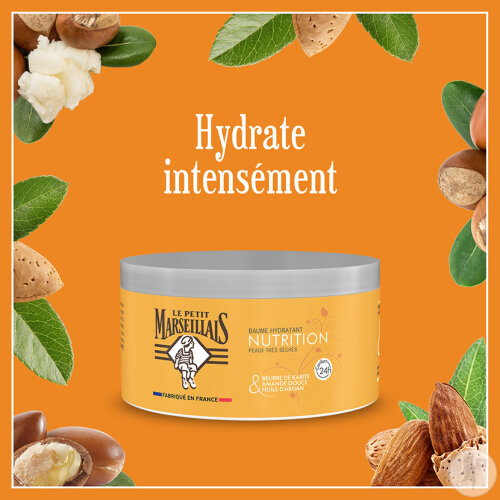 Le Petit Marseillais Feuchtigkeitsspendender Balsam Nutrition Sehr Trockene Haut Tiegel 300ml-3