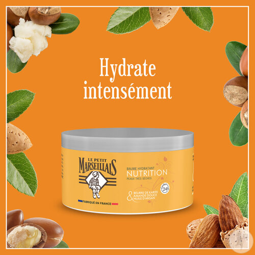Le Petit Marseillais Feuchtigkeitsspendender Balsam Nutrition Sehr Trockene Haut Tiegel 300ml-4