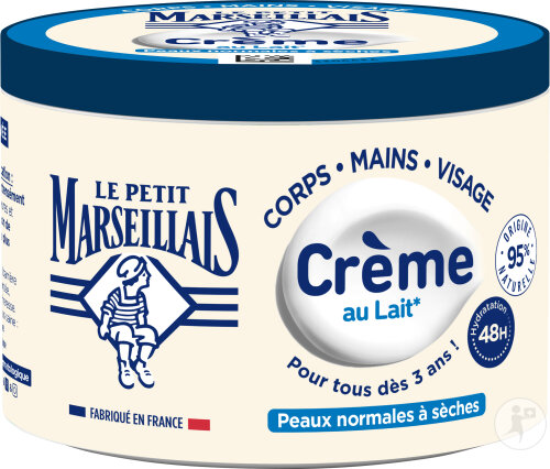 Le Petit Marseillais Milchcreme Mehrzweck Normale Bis Trockene Haut Tiegel 360ml