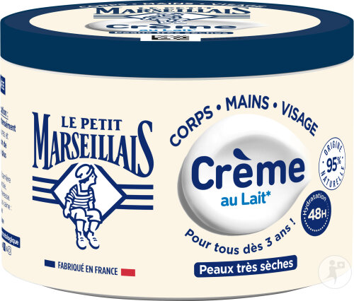 Le Petit Marseillais Milchcreme Mehrzweck Sehr Trockene Haut Tiegel 360ml