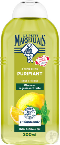 Le Petit Marseillais Reinigendes Shampoo Mit Brennnessel Und Bio-Zitrone 300ml