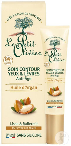 Le Petit Olivier Anti-Ageing Augen- Und Lippenkonturpflege Arganöl 15ml