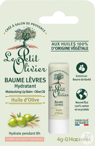 Le Petit Olivier Feuchtigkeitsspendender Lippenbalsam Olivenöl 4g