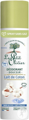 Le Petit Olivier Mildes Deodorant Baumwollmilch 75ml