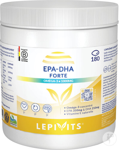 Lepivits EPA-DHA Forte 1000mg 180 Kapseln