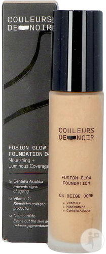 Les Couleurs De Noir Fusion Glow Foundation 04 Goldbeige 30ml