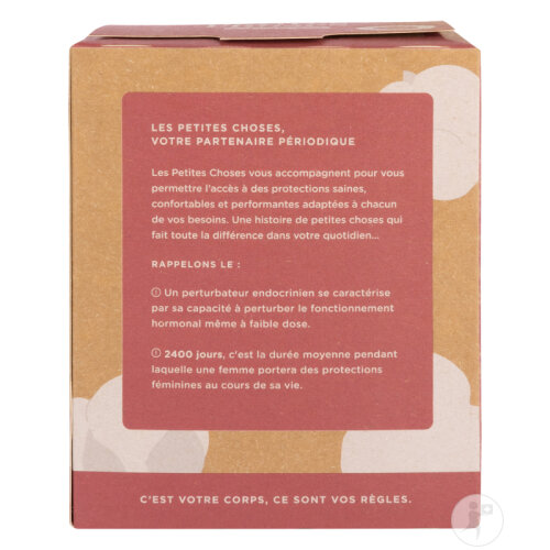 Les Petites Choses Hygienische Binden Extra Lang Bio-Baumwolle 8 Stück-2
