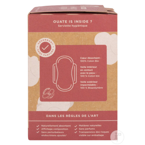 Les Petites Choses Hygienische Binden Extra Lang Bio-Baumwolle 8 Stück-3