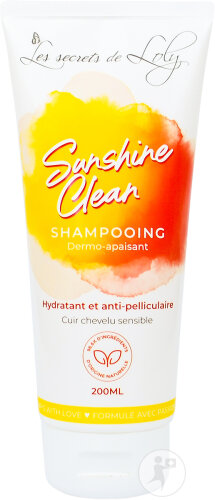 Les Secrets De Loly Sunshine Clean Shampoo Dermo-Sanftes Shampoo Empfindliche Kopfhaut Tube 200ml
