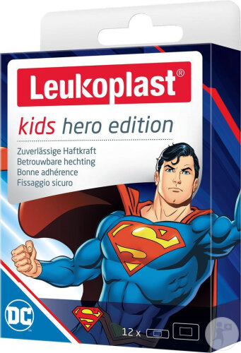 Leukoplast Kids Hero Edition Superman Pflaster 12 Stück