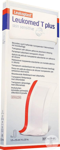 Leukoplast Leukomed Skin Sensitive 10cmx25cm Stück 5