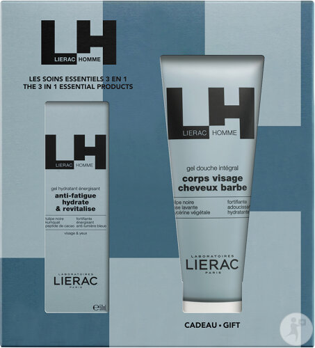 Lierac Homme Set Feuchtigkeitsspendendes Energetisierendes Gel + Duschgel Gratis