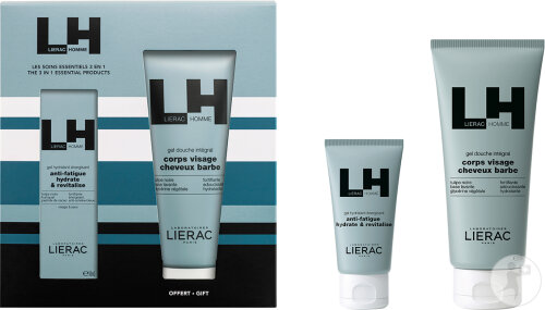 Lierac Set Für Herren Vatertag Energizing Feuchtigkeitsgel 50ml + Duschgel 200ml