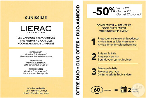 Lierac Sunissime Duo Zubereitungskapseln 2x30 Kapseln