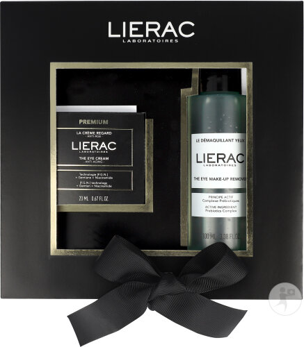Lierac Weihnachtsset Premium Augencreme 20ml + Augen-Make-Up-Entferner 100ml