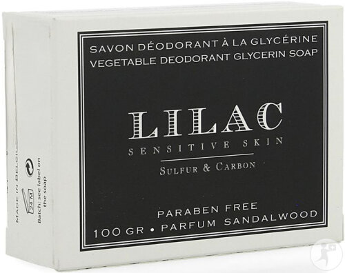 Lilac Deodorantseife Glycerin Schwefel Und Aktivkohle 100g