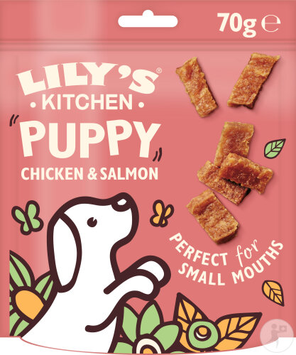 Lily's Kitchen Häppchen Snacks Für Welpen Huhn 70g