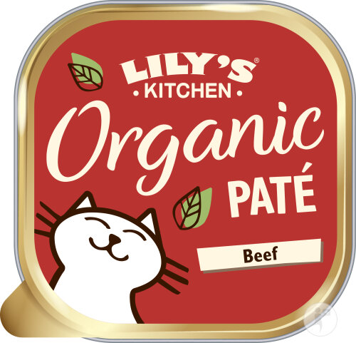 Lily's Kitchen Organic Paté Bio-Pastete Für Katzen Rind 85g