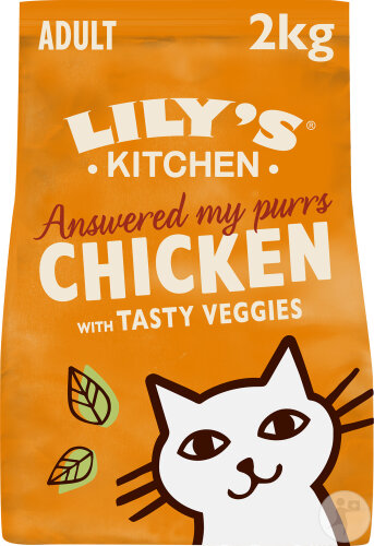 Lily's Kitchen Trockenfutter Für Erwachsene Katzen Huhn Kartoffeln Und Leber 2kg