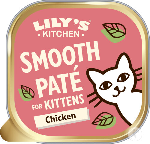 Lily's Kitchen Smooth Paté Pastete Für Kätzchen Huhn 85g