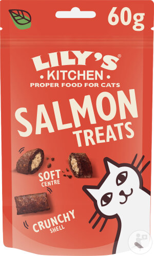 Lily's Kitchen Treats Snacks Für Katzen Lachs Und Leber 60g