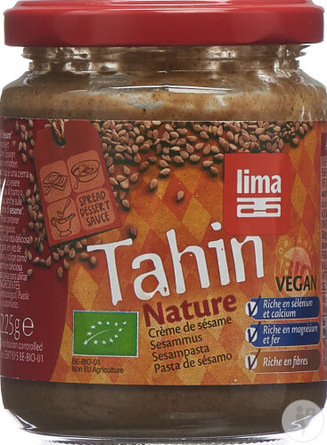 Lima Tahin Natur Glas 225g