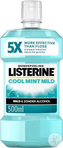 Listerine Cool Mint Mundspülung Milder Geschmack Flasche 500ml