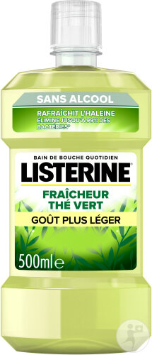 Listerine Mundwasser Frischer Grüner Tee Leichterer Geschmack Flasche 500ml