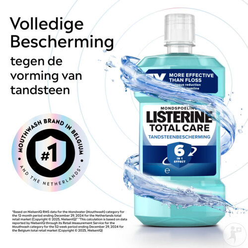 Listerine Total Care Zahnstein-Schutz Mundspülung Flasche 500ml