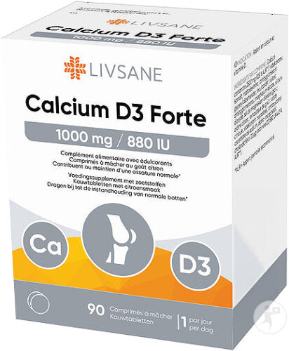 Livsane C+I Calcium Forte 1000/880 90 Tabletten