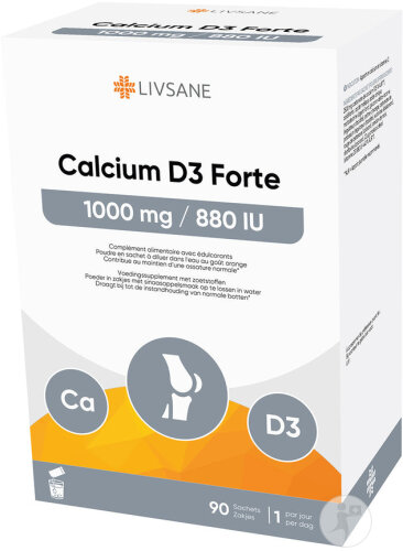 Livsane C+I Calcium Forte 1000/880 90 Beutel
